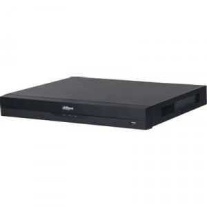 DAHUA DHI-NVR5216-8P-EI 16-канальный IP-видеорегистратор c PoE, 4K, H.265+, видеоаналитика, входящий поток до 384Мбит/с, 2 SATA III до 16Тбайт