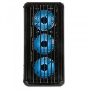 Eurocase 00-01003411 Корпус Minitower mATX M205 4ARGB черный без БП закаленное стекло USB 3.0