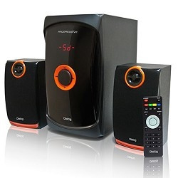 Dialog Progressive AP-220 BLACK {2.1, 30W+2*12W RMS, USB+SD reader}