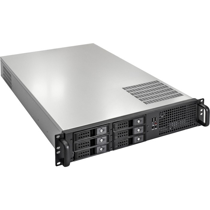 Exegate EX293353RUS Серверный корпус ExeGate Pro 2U660-HS06 <RM 19", высота 2U, глубина 660, БП 900ADS, 6xHotSwap, USB>