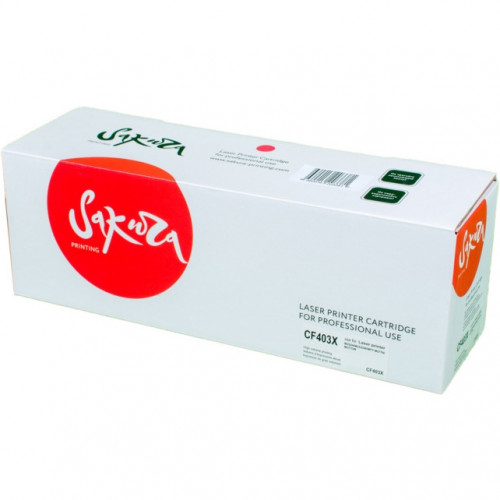 CF403X (HP 201X) Картридж Sakura для HP Color LJ Pro M252n/M252dn/MFP277dw/277n, пурпурный, 2300 к.