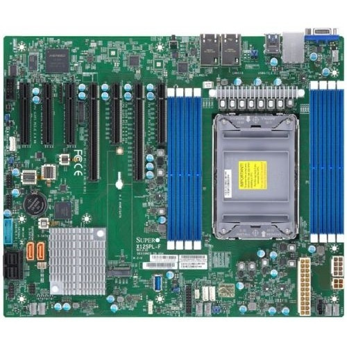 Supermicro MBD-X12SPL-F-O Motherboard 1xCPU X12SPL-F 3rd Xeon Scalable TDP 270W/ 8xDIMM/ 10xSATA/ C621A RAID 0/1/5/10/ 2xGe/1xPCIex16, 5xPCIex8/M.2 PCI-E 3.0 x4