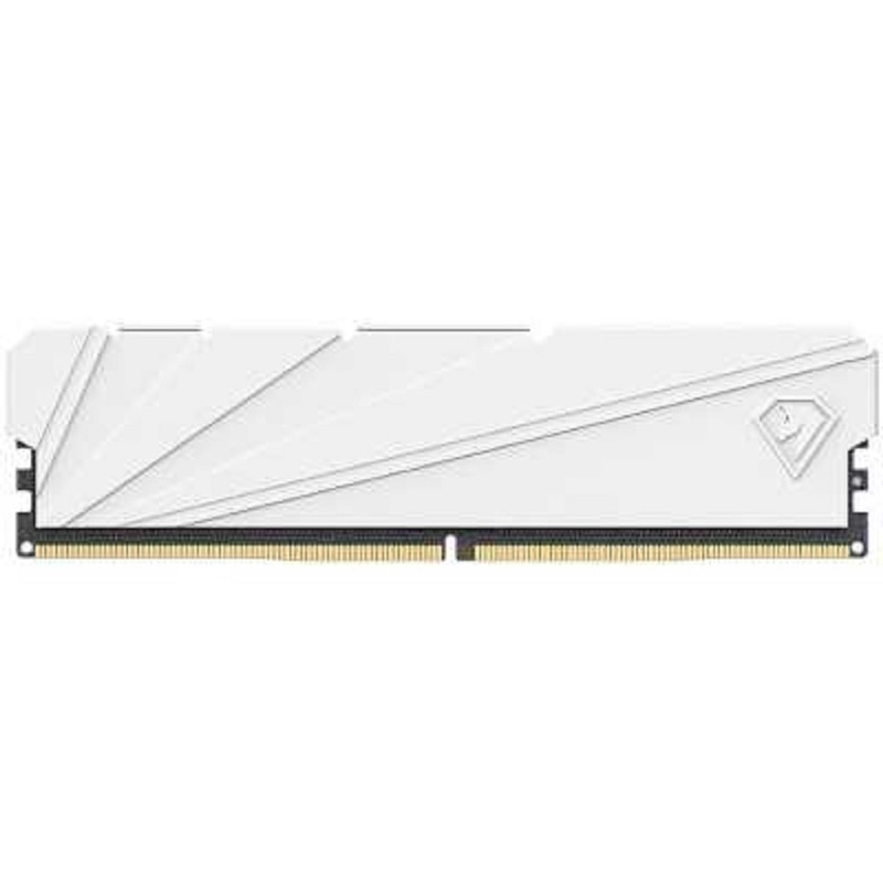 Модуль памяти DDR4 Netac Shadow II 16GB 3200MHz CL16 1.35V / NTSSD4P32SP-16W / White / with radiator
