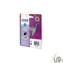 EPSON C13T08024011  T0802 Картридж голубой, стандартной емкости P50/PX660 (cons ink)