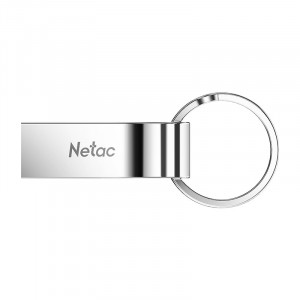 Netac USB Drive 32GB U275 <NT03U275N-032G-20SL>, USB2.0, с кольцом, металлическая