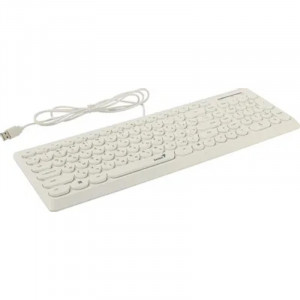 Клавиатура проводная Genius SlimStar Q200 white USB (31310020412)
