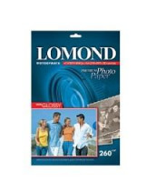 LOMOND 1103101 Суперглянцевая фотобумага A4, 260г/м2, 20 л.