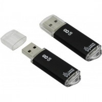 Smartbuy USB Drive 8Gb V-Cut series Black SB8GBVC-K