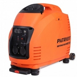 Генератор инверторный Patriot 3000il [474101046] {Двигатель 4т, АИ-92, 149сс, мощность рабочая/максимальная -3,0/3,5 кВт, объём бака - 5,7 л, 2 розетки Euro 16A, вес 31,5 кг}