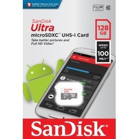 Флеш-накопитель Sandisk Карта памяти 128GB SanDisk Ultra® microSDXC 100MB/s Class 10 UHS-I
