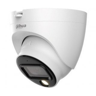 DAHUA DH-HAC-HDW1509TLQP-A-LED-0280B-S2 Уличная турельная HDCVI-видеокамера Full-color Starlight 5Мп, объектив 2.8мм, LED 20м, IP67, корпус: металл, пластик, быстрый монтаж