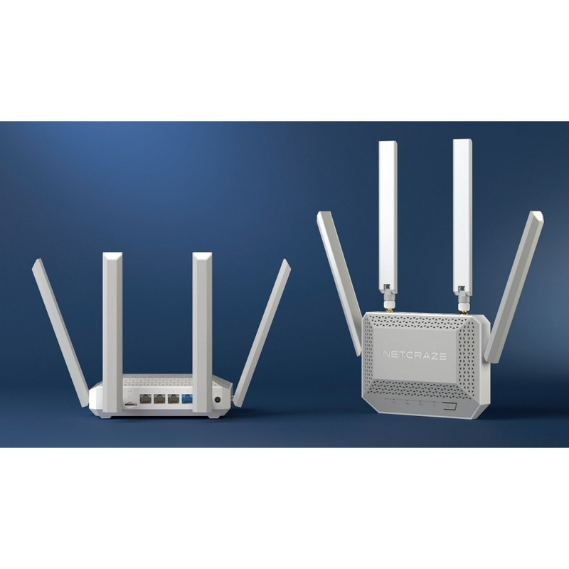 Netcraze Speedster 4G+ (NC-2911) Гигабитный интернет-центр с модемом 4G+, Mesh Wi-Fi 5 AC1200 и 4-портовым Smart-коммутатором Netcraze Speedster 4G+ (NC-2911) Гигабитный интернет-центр с модемом 4G+, Mesh Wi-Fi 5 AC1200 и 4-портовым Smart-коммутатором