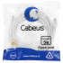 Cabeus PC-UTP-RJ45-Cat.5e-5m-WH Патч-корд U/UTP, категория 5е, 2xRJ45/8p8c, неэкранированный, белый, PVC, 5м
