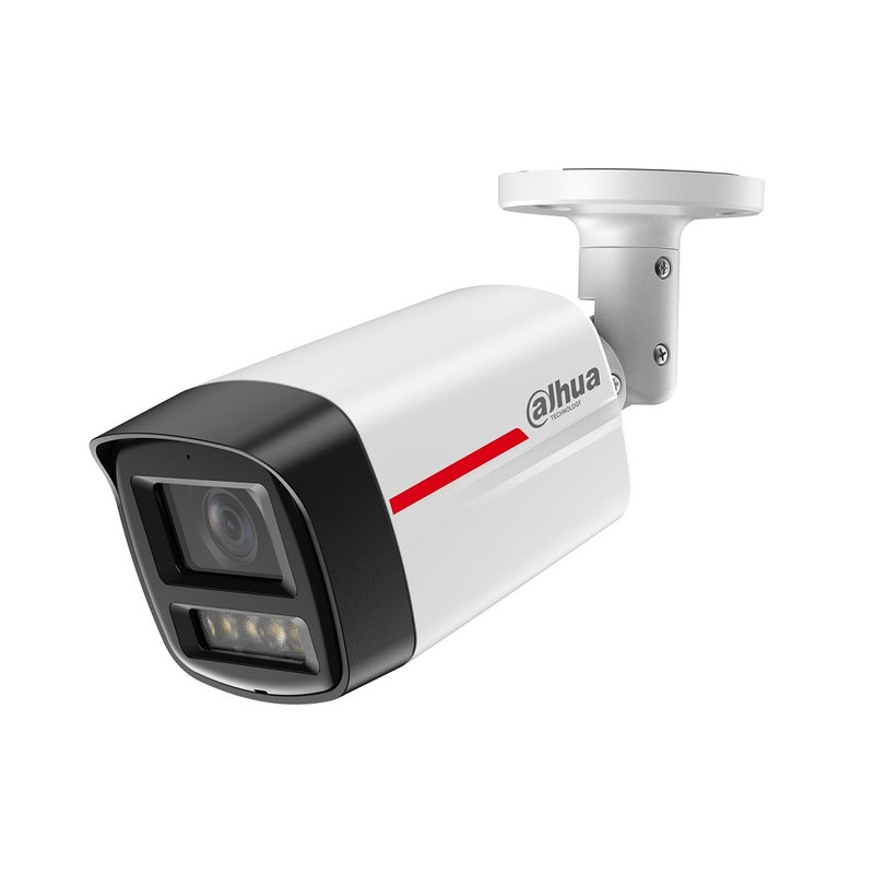 DAHUA DH-IPC-HFW2849TLP-S-LED-0360B-PRO  Уличная цилиндрическая IP-видеокамера WizColor 8Мп, 1/1,8” CMOS, объектив 3,6мм, видеоаналитика, микрофон, LED 50м, IP67, металл