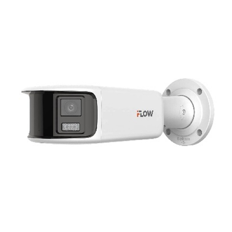iFLOW F-IC-2284PCMS/A(4mm) Value 8Мп уличная панорамная цилиндрическая IP-камера с Smart-подсветкой до 40м, технологией BrightVu и SharpSense
