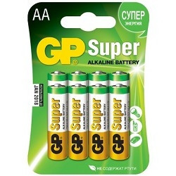 GP 15A-CR8 Super Alkaline 15A LR6,  8 шт AA (8шт. в уп-ке)