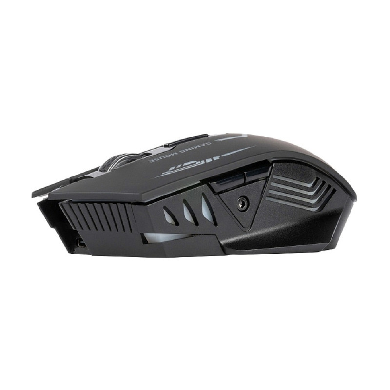 Мышь Wireless Filum FL-GMW15-BK-L оптическая USB/BT, 6 кл., DPI: 4800/3200/1600/1200/800, аккумулятор 600 mAh, черная, Windows XP/Vista/7/8/10, MacOS	