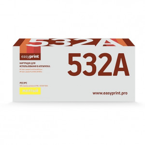 Easyprint CF532A Картридж LH-CF532A для HP CLJ Pro M154a/M154nw/M180n/M180fw (900стр.) жёлтый, с чипом