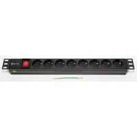 5bites Блок розеток PDU819A-07 8S / AL / SWITCH / 1U / 19"