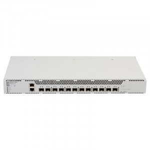 ELTEX MES5312 Ethernet-коммутатор 1 порт 10/100/1000BASE-T (ООВ), 12 портов 10GBASE-R (SFP+)/1000BASE-X (SFP), консольный порт: RS-232 (RJ-45), 2 слота для модулей питания
