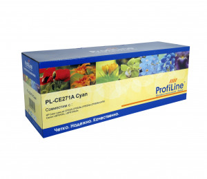 CE271A (HP 650A) Картридж ProfiLine для HP CLJ CP5520/CP5525 Cyan (15 000 копий)