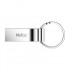 Netac USB Drive 16GB U275 <NT03U275N-016G-20SL>, USB2.0, с кольцом, металлическая