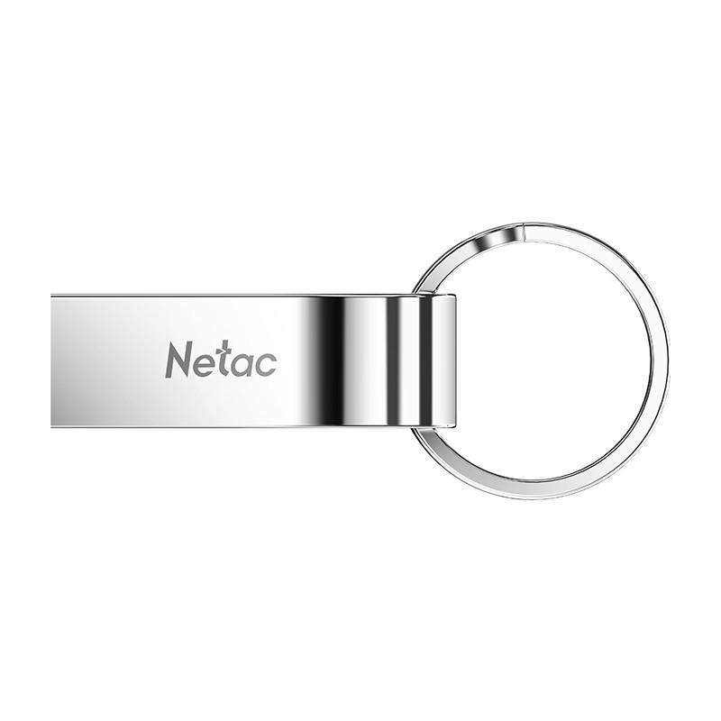 Netac USB Drive 16GB U275 <NT03U275N-016G-20SL>, USB2.0, с кольцом, металлическая