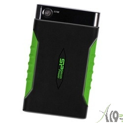 Silicon Power Portable HDD 1Tb Armor A15 SP010TBPHDA15S3K {USB3.0, 2.5", Shockproof, black-green}