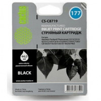 Картридж струйный Cactus CS-C8719 №177XL черный (38мл) для HP 3100/3110/3207/3210/3213/3214/3308/8250/8253/C5140 Картридж струйный Cactus CS-C8719 №177XL черный (38мл) для HP 3100/3110/3207/3210/3213/3214/3308/8250/8253/C5140