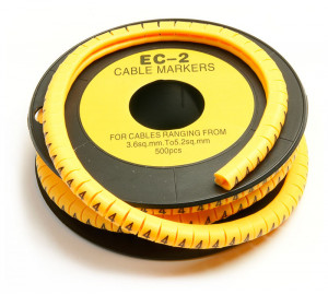 Cabeus EC-2-4 Маркер для кабеля д.7.4мм, цифра 4