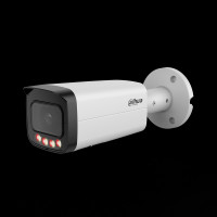 DAHUA DH-IPC-HFW21249TP-AS-IL-0280B Уличная цилиндрическая IP-видеокамера 12Мп; 1/2.5” CMOS; объектив 2.8мм; видеоаналитика: SMD Plus тревожные ИК 30м, LED 30м IP67 металл