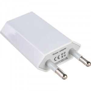 Rexant (18-1194) Сетевое зарядное устройство iPhone/iPod USB белое (СЗУ) (5 V, 1000 mA)