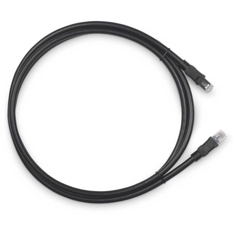 Cabeus PC-ARM-FTP-RJ45-Cat.6a-0.5m-PE Патч-корд F/UTP, категория 6a, 2xRJ45/8p8c, экранированный, армированный гофрированной стальной лентой, черный, РЕ, внешний, 0.5м