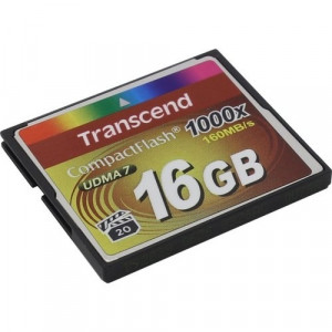 Флеш-накопитель Transcend 16GB CompactFlash 1000X