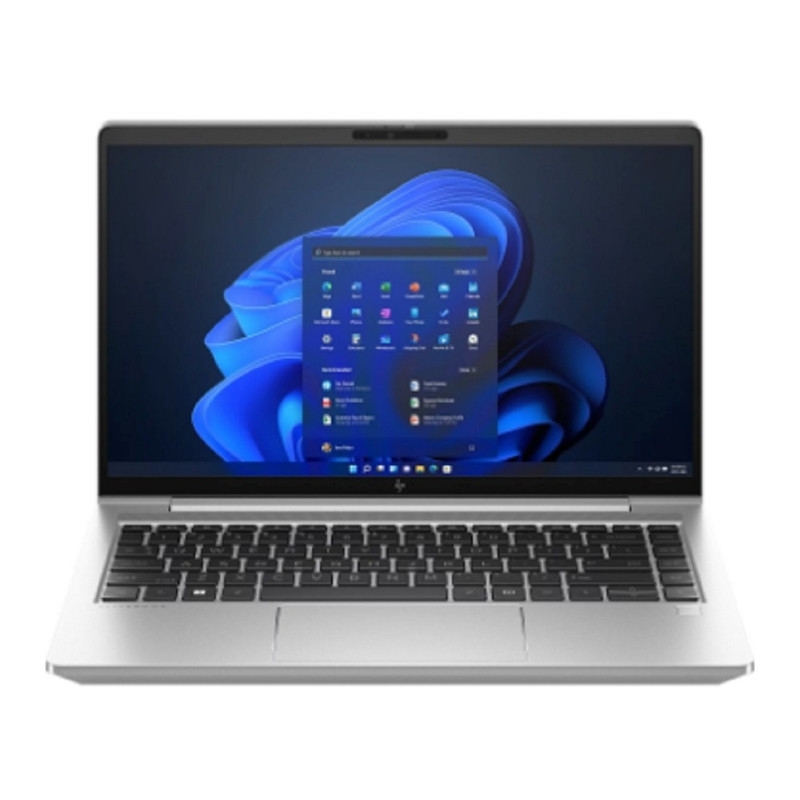 Ноутбук/ HP EliteBook 640 G10 14"(1920x1080)/Intel Core i5 1335U(1.3Ghz)/16384Mb/512SSDGb/noDVD/Int:Intel Iris Xe Graphics/Cam/BT/WiFi/51WHr/war 1y/1.41kg/Pike Silver /DOS + EN Kbd