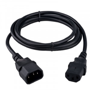 Гарнизон Кабель питания C13-C14, 3x0.75мм2, 10А, CCA, с заземлением, 1.8м, черный, пакет (GPC-189-0.75-1.8M) Гарнизон Кабель питания C13-C14, 3x0.75мм2, 10А, CCA, с заземлением, 1.8м, черный, пакет (GPC-189-0.75-1.8M)