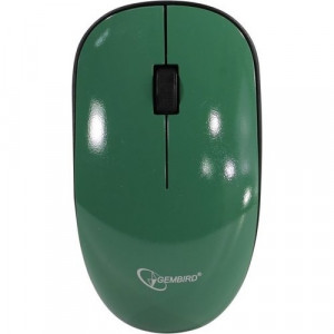Gembird MUSW-111-GRN {Мышь беспроводная, зелёный, 2кн.+колесо-кнопка, 1200DPI, 2.4ГГц}