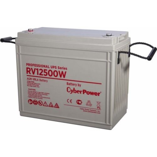 CyberPower Аккумуляторная батарея RV 12500W (12В/150 Ач), клемма М6, ДхШхВ 340х173х281мм, вес 45кг, срок службы 10 лет 