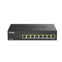 D-Link DMS-108P/A1A Неуправляемый коммутатор с 8 портами 100/1000/2.5GBase-T (8 портов PoE 802.3af/at/bt, PoE-бюджет 230 Вт)
