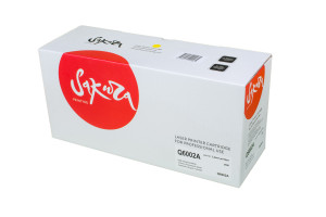 Q6002A (HP 124A) Картридж Sakura для HP Color LJ 1600/2600n/2605/2605dn/2605dtn/CM1015MFP/CM1017MFP, желтый, 2000 к.