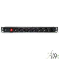 5bites Блок розеток PDU819P-08 8S / PVC / SWITCH / 1U / 19"