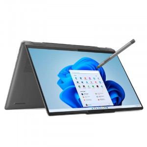 Lenovo Yoga 7 2-in-1 14AHP9 [83DK006RRK] Grey 14" {(1920x1200 Touch Ryzen 7 8840HS(3.3Ghz)/16384Mb/1024SSDGb/noDVD/Int:AMD Radeon 780M//Win11H/Pen}