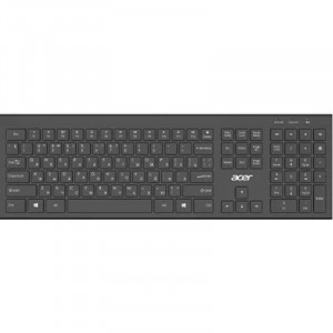 Клавиатура Acer OKR300,  USB, Радиоканал, черный [zl.kbdee.014]