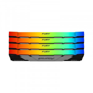 Память оперативная/ Kingston 32GB 3600MHz DDR4 CL16 DIMM (Kit of 4) FURY Renegade RGB