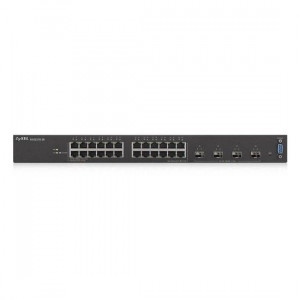 ZYXEL XGS2210-28HP-EU0101F Коммутатор 24 port Gigabit L2 managed PoE+ switch, 375 Watt, 4x 10G 