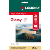 LOMOND 0102070 А5 50л. Глянцевая фотобумага 230г/м2 LOMOND 0102070 А5 50л. Глянцевая фотобумага 230г/м2