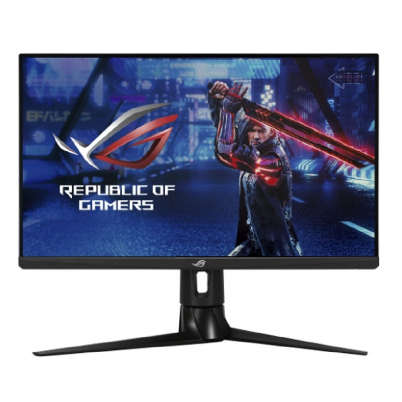 Монитор ASUS ROG Strix XG27AQ 27", темно-серый и черный/красный [90lm06u0-b01370]