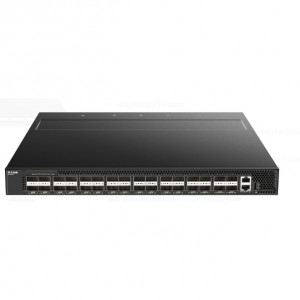 D-Link DQS-5000-32S/A1ASI Управляемый L3 коммутатор с 32 портами 40GBase-X QSFP+, 2 источниками питания AC и 4 вентиляторами