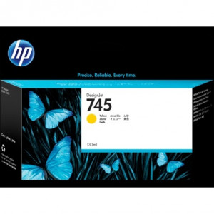 Картридж HP 745 струйный желтый (130 мл)