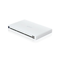 UBIQUITI UISP-S-Pro PoE-коммутатор, 24х 1G RJ45, 4х 10G SFP+, раздача 220 Вт 